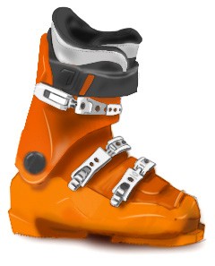 Верх ботинок для горных лыж